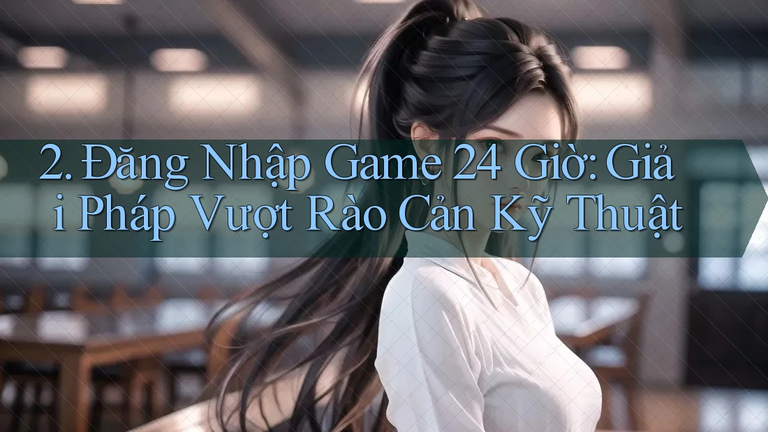 2. Đăng Nhập Game 24 Giờ: Giải Pháp Vượt Rào Cản Kỹ Thuật