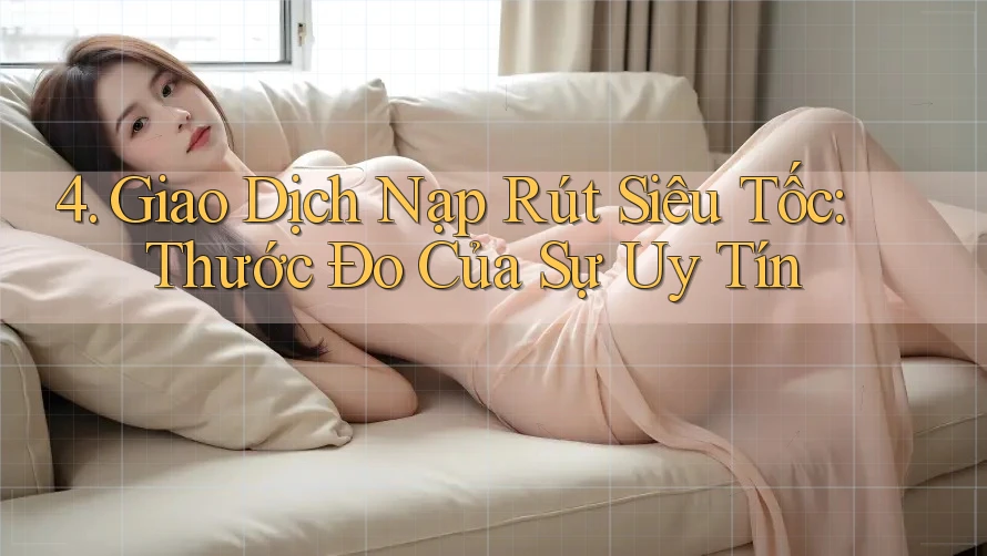 4. Giao Dịch Nạp Rút Siêu Tốc: Thước Đo Của Sự Uy Tín