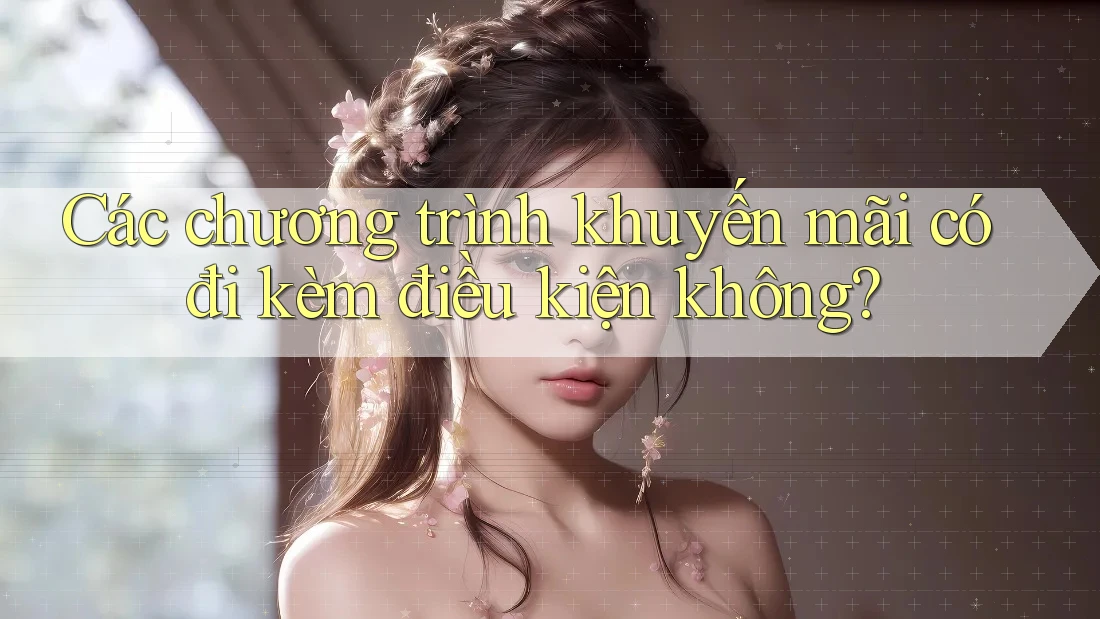 Các chương trình khuyến mãi có đi kèm điều kiện không? Các chương trình khuyến mãi có đi kèm điều kiện không?