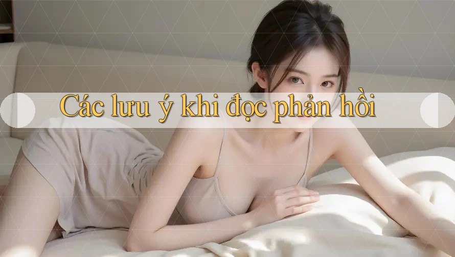 Các lưu ý khi đọc phản hồi Các lưu ý khi đọc phản hồi