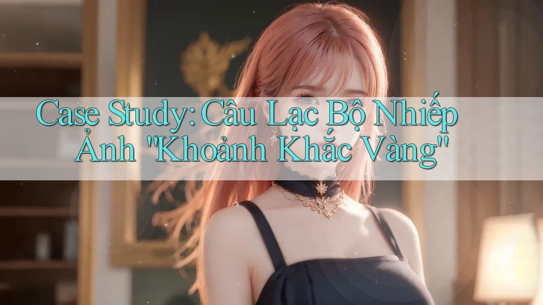 Case Study: Câu Lạc Bộ Nhiếp Ảnh “Khoảnh Khắc Vàng”