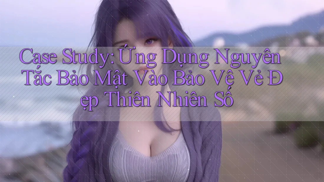 Case Study: Ứng Dụng Nguyên Tắc Bảo Mật Vào Bảo Vệ Vẻ Đẹp Thiên Nhiên Số