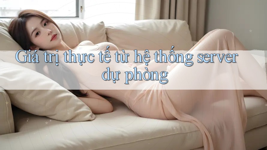 Giá trị thực tế từ hệ thống server dự phòng Giá trị thực tế từ hệ thống server dự phòng