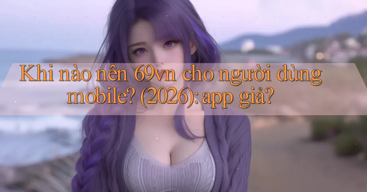 Khi nào nên 69vn cho người dùng mobile (2026) app giả