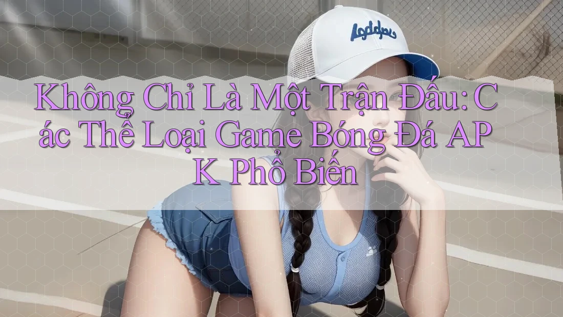Không Chỉ Là Một Trận Đấu: Các Thể Loại Game Bóng Đá APK Phổ Biến