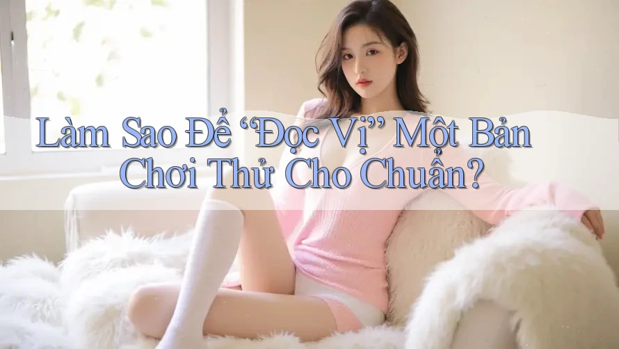 Làm Sao Để “Đọc Vị” Một Bản Chơi Thử Cho Chuẩn?