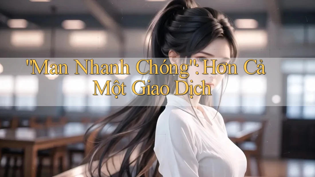 “Man Nhanh Chóng”: Hơn Cả Một Giao Dịch “Man Nhanh Chóng”: Hơn Cả Một Giao Dịch