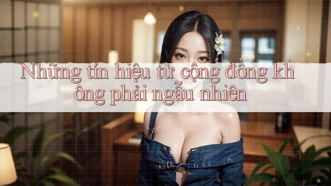 Những tín hiệu từ cộng đồng không phải ngẫu nhiên