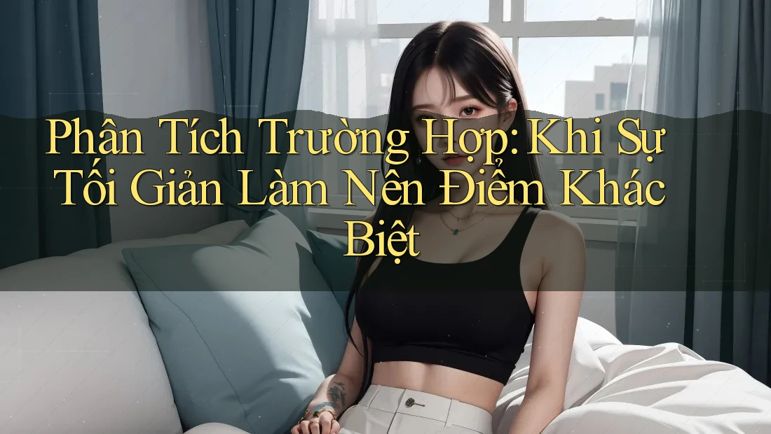 Phân Tích Trường Hợp: Khi Sự Tối Giản Làm Nên Điểm Khác Biệt
