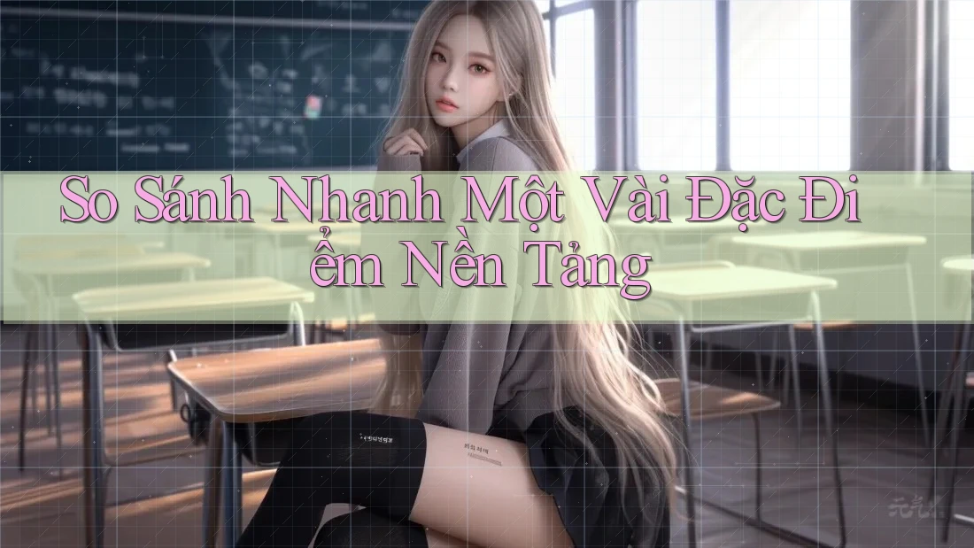 So Sánh Nhanh Một Vài Đặc Điểm Nền Tảng