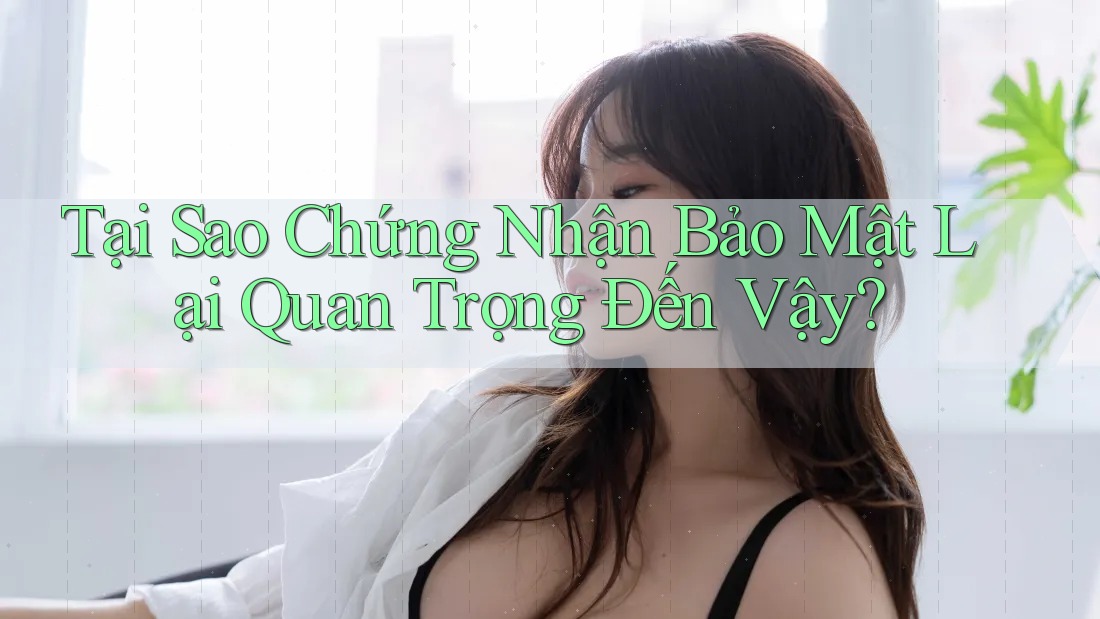 Tại Sao Chứng Nhận Bảo Mật Lại Quan Trọng Đến Vậy? Tại Sao Chứng Nhận Bảo Mật Lại Quan Trọng Đến Vậy?