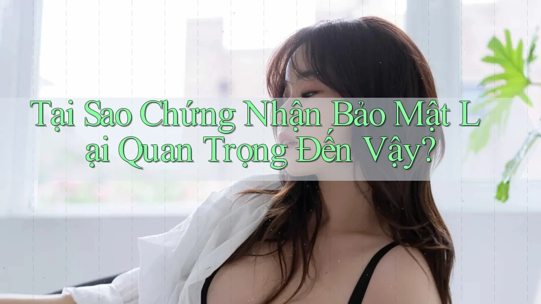 Tại Sao Chứng Nhận Bảo Mật Lại Quan Trọng Đến Vậy?
