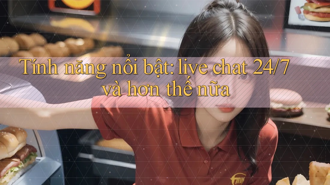 Tính năng nổi bật: live chat 24/7 và hơn thế nữa Tính năng nổi bật: live chat 24/7 và hơn thế nữa