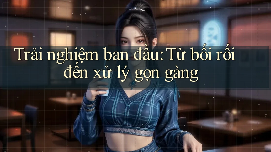 Trải nghiệm ban đầu: Từ bối rối đến xử lý gọn gàng